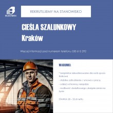 CIEŚLA SZALUNKOWY Praca w Krakowie