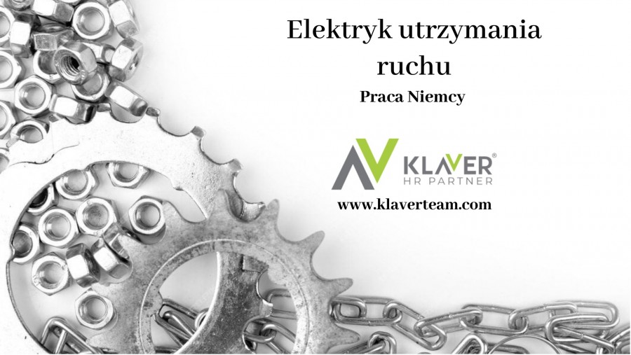 Elektryk utrzymania ruchu - Niemcy, okolice Bamberg, Bawaria