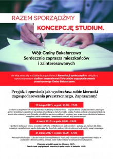 Konsultacje społeczne w gminie Bakałarzewo