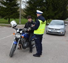 Policyjna akcja Motocykl