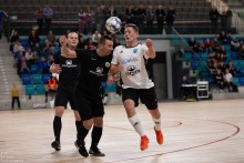 II liga. Browar Północny Futsal Team Suwałki - MOSiR Grajewo 2:2. Oprawa i miejsce godne ekstraklasy