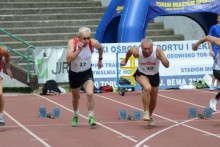 Lekkoatletyka. Jerzy Broc mistrzem Polski w trójboju sprinterskim 75-latków