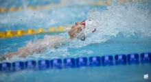 Pływanie. Filip Kosiński tuż za podium EYOF 2019 w Baku, ale z rekordem Polski 