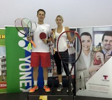 Racketlon. Karol Szymański mistrzem Polski w singlu i w mikście z Kornelią Zielińską [zdjęcie]