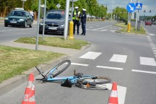 Potrącenie rowerzysty w Suwałkach. Znowu na ulicy Reja