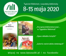 Tydzień Bibliotek z Biblioteką Publiczną im. Marii Konopnickiej w Suwałkach