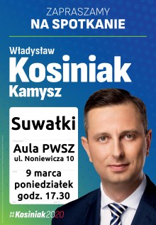 Spotkanie z kandydatem na prezydenta Władysławem Kosiniakiem Kamyszem