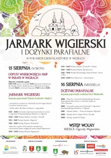 Jarmark i Dożynki Parafialne w Wigrach