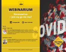 Koronawirus jest, czy go nie ma? Webinarium