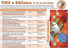 Atrakcje dla każdego. Biblioteka w Bakałarzewie zaprasza na ferie