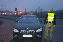 BMW skradzione w Rosji odnalazło się koło Budziska