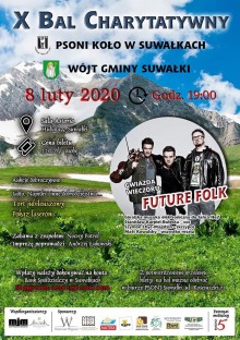 Charytatywny Bal Gminy Suwałki. Zagra Future Folk