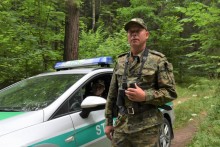 Powiat gołdapski. Funkcjonariusze Straży Granicznej zatrzymali trzech rowerzystów