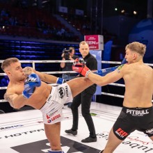 Kickboxing. Suwalczanin Adrian Rzatkowski wygrał na gali KFN 2