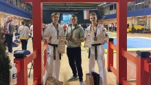 Karate kyokushin.Tomasz Kluczyński mistrzem Polski juniorów, Adrian Bugieda z brązem