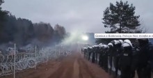 Niespokojna noc na granicy z Białorusią. W policyjny radiowóz rzucono kamieniem
