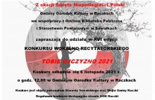 Gmina Raczki. XVI edycja Międzygminnego Konkursu Wokalno-Recytatorskiego „Tobie Ojczyzno”