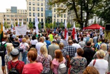Na Litwie protestują mieszkańcy, nielegalni imigranci przekraczają też polską granicę [zdjęcia]