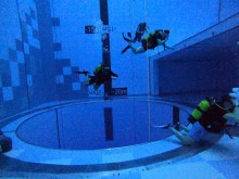Augustowscy strażacy ćwiczyli w najgłębszym basenie w Europie