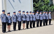Obchody Święta Policji w Sejnach. Służbę pełni 58 funkcjonariuszy, w tym 12 kobiet