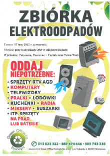 Gmina Suwałki. Zbiórka elektroodpadów