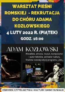 Rekrutacja do chóru Adama Kozłowskiego w Krzywem