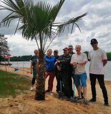 Plaża w WOSiR Szelment niczym Copacabana. Rośnie pierwsza palma, będą nowe boiska