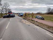 Wypadek na trasie Sejny – Suwałki. Do szpitala trafiły trzy osoby