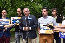 Wybory Parlamentarne. Paweł Zalewski w Suwałkach o bezpieczeństwie i zatrzymaniu żołnierzy
