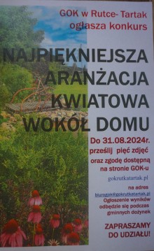 Rutka - Tartak. Konkurs na Najpiękniejszą Aranżację Kwiatową Wokół Domu 