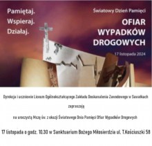 Światowy Dzień Pamięci Ofiar Wypadków Drogowych