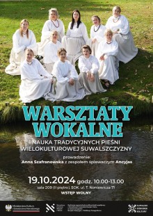 Warsztaty wokalne - nauka pieśni tradycyjnych wielokulturowej Suwalszczyzny