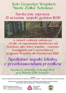 Ocalić od zapomnienia. Koło Gospodyń Wiejskich z Sobolewa zaprasza na spotkanie