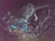 Wypadek w Wołowni. Kierowca trafił do szpitala