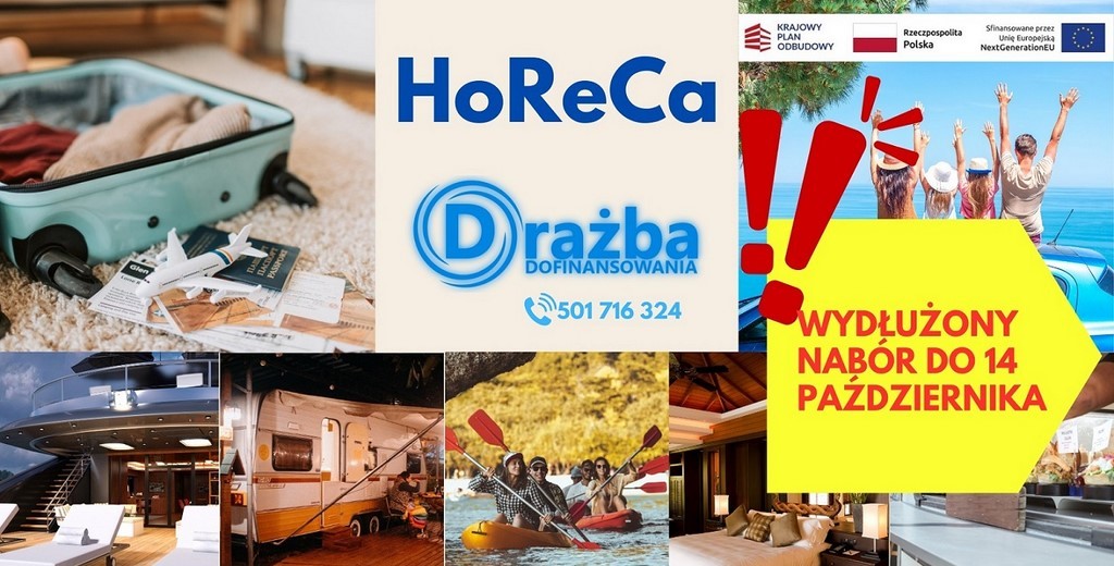 Branża HoReCa z nową szansą na dofinansowanie!