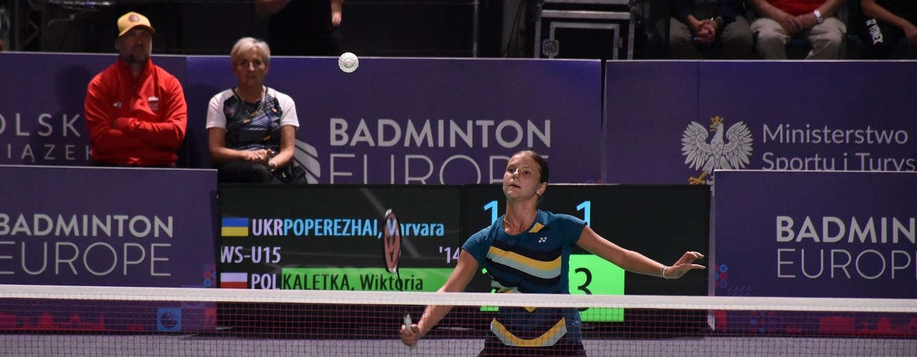 Wiktoria Kaletka mistrzynią Europy do lat 15 w badmintonie. Mamy złoto w Suwałkach [zdjęcia]